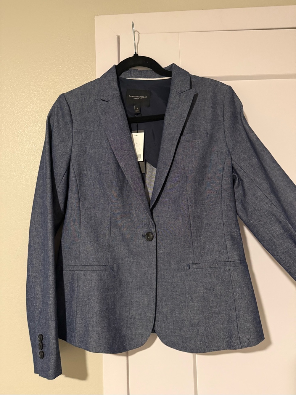 Banana Republic Classic Fit Navy Blue Women's Blazer